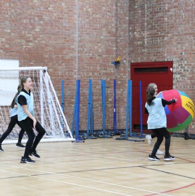 Students engage in Kin Ball games